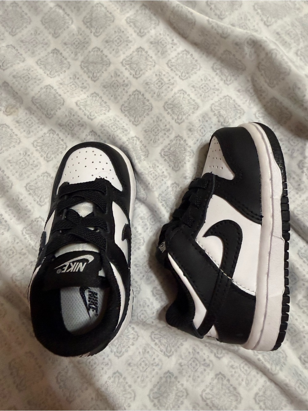 Nike Kids Black and White Low-Top Sneakers - Toddler/Youth
